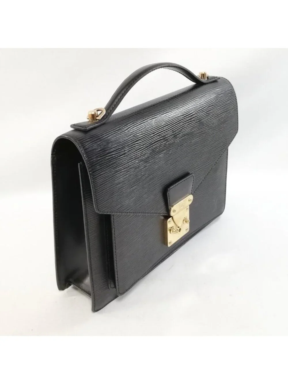 Louis Vuitton Monceau Black with External Strap